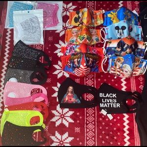 Adult face mask w/ & w/o filter, kids face mask